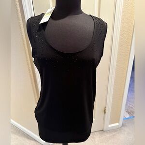 Calvin Klein size M black shirt with sparkles